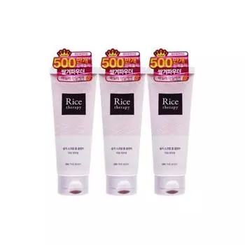 Очищающая пенка-скраб для тела с рисовыми отрубями 150 мл, 150 мл, 3 шт.