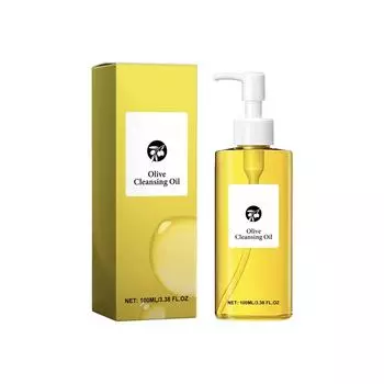 Очищающее масло для чувствительной кожи Мягкое снятие макияжа с лица, глаз и губ Новый выбор для снятия прозрачного макияжа 100 мл жёлтый