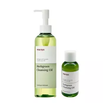 Очищающее масло Manyo Factory Herb Green 200 мл, 200 мл + 55 мл x 1, 1 шт.