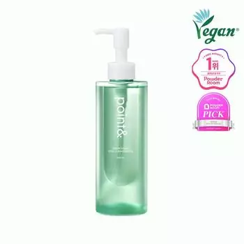 Очищающее масло Point & Sebum Soaking Veggie Cleansing Oil 230 мл. Для чувствительной кожи, сертифицировано как веганский продукт, мягкое средство для очищения пор от макияжа, 1 шт.
