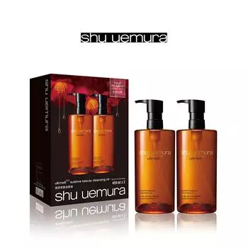 Очищающее масло Shu Uemura Ultimate Cleansing Oil Duo, 2 шт., 450 мл
