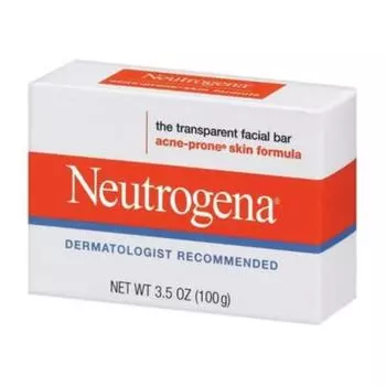 Очищающее мыло для лица Neutrogena Glycerin для кожи, склонной к акне, 3,5 унции