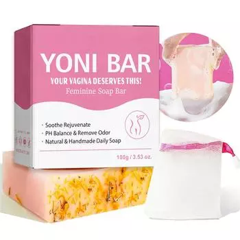 Очищающее мыло Private Care 100 г масляное мыло ручной работы холодного процесса мыло для ванны с пенообразующей сеткой One Size