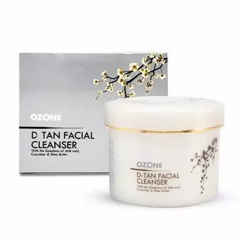Очищающее средство для лица D-Tan | Обогащен огурцом, маслом ши и молоком | Очищающее средство для лица Детан для мужчин и женщин | Все типы кожи, 100 gm