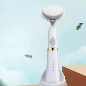 Очищающее средство для лица Электрическая очищающая щетка Бытовые принадлежности Белый звуковой очиститель пор для лица Инструмент для очистки угрей