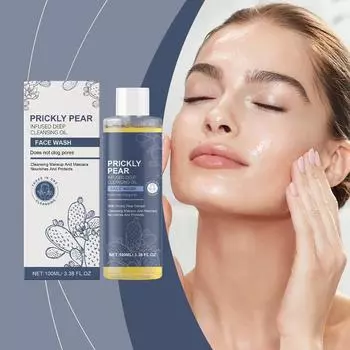 Очищающее средство для лица Масло для снятия макияжа Очищающее средство для лица Мягкое питательное увлажняющее многоцелевое масло для ухода Жидкое 100 мл One Size