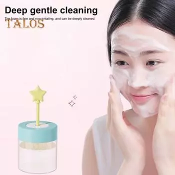 Очищающее средство для лица, пенообразователь со звездами и лунными отверстиями, шампунь, пенообразователь, инструменты для глубокого ухода за кожей, портативный быстрый пенообразователь, чашка для мытья лица розовый