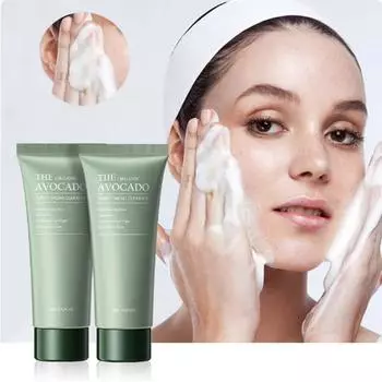 Очищающее средство для лица Пенящееся очищающее средство для лица Уход за кожей Увлажняющее Отшелушивающее Средства по уходу за кожей One Size белый