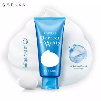 Очищающее средство для лица Senka Perfect Whip U 120 г - Shiseido Japan 120 g синий