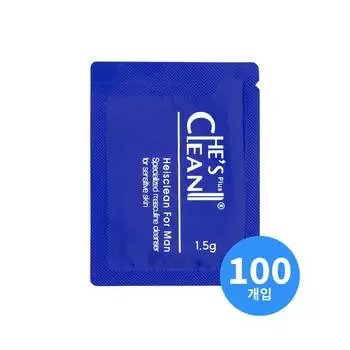 Очищающее средство для мужчин His Clean for Men в пакетиках, 100 шт., 1,5 г