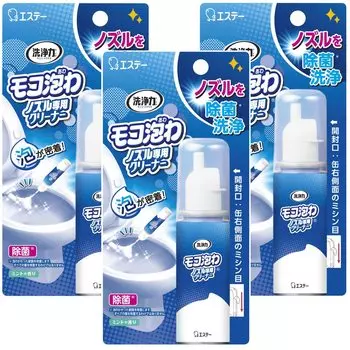 Очищающее средство для насадок Cleaning Power Moco Foam Nozzle Special Cleaner 40 мл x 3 Очищающее средство для насадок для туалета Spray Cleaning Cleaner Cleaning [Оптовая закупка]