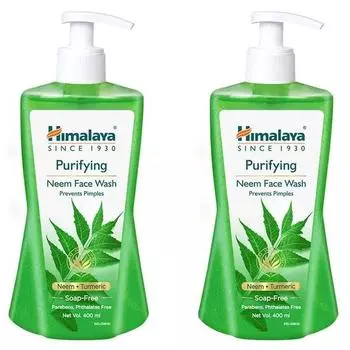 Очищающее средство для умывания с нимом Himalaya, 400 мл (Упаковка из 2 шт.)
