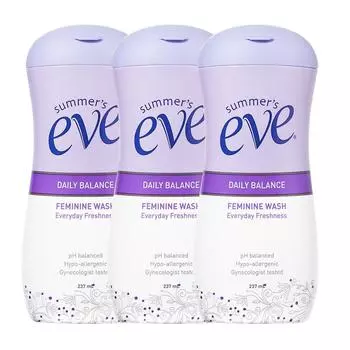 Очищающее средство для женщин Summer Eve Daily Balance, 237 мл, 3 шт.