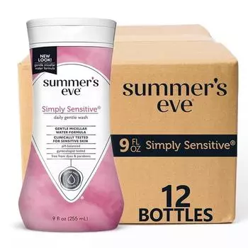 Очищающее средство для женщин Summer s Eve 9 унций 12 упаковок