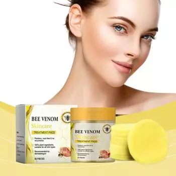 Очищающие диски для лица Beevenom Очищающие диски для лица Skin Repairs Smoothing Removal Mole Removal Skin Hyperplasia Light Smoothing Care Pads