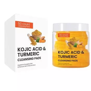 Очищающие диски Kojic Очищающие диски помогают сбалансировать жир и воду кожи Увлажняют Удаляют излишки кератина с кожи тела 30 шт/30 мл/50 шт/50 мл One Size