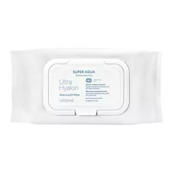 Очищающие масляные салфетки Super Aqua Ultra Hyalon, большая емкость, 70 листов, тушь для ресниц Mega Volume (Длинный том)
