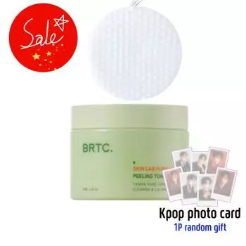 Очищающие пилинг-тонер-диски BRTC Skin Lab (40 прокладок) 1ea