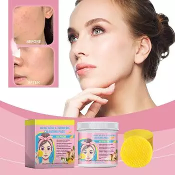 Очищающие подушечки для лица и тела, сжатые губки Kojic для лица, нежное очищающее средство для всех типов кожи, 40 шт. One Size