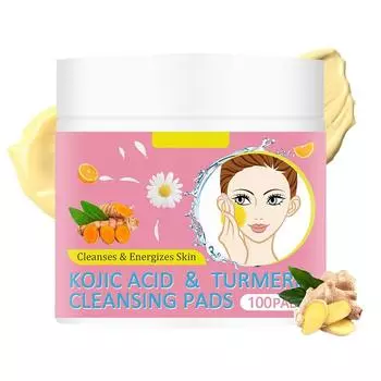 Очищающие подушечки для лица и тела, сжатые губки для лица Kojic, нежное очищающее средство для всех типов кожи One Size