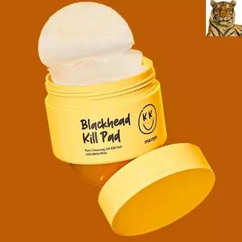 Очищающие подушечки для удаления черных точек Manyo Factory Blackhead Pure Cleansing Oil Kill Pads 50 шт. (200мл), 1 кусок