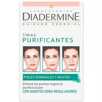 Очищающие полоски Diadermine для нормальной комбинированной кожи, 6 шт.