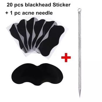 Очищающие полоски для носа с черным углем 21 шт