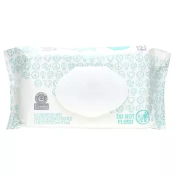 Очищающие салфетки для младенцев Sensitive Protection, седьмое поколение, 64 листа