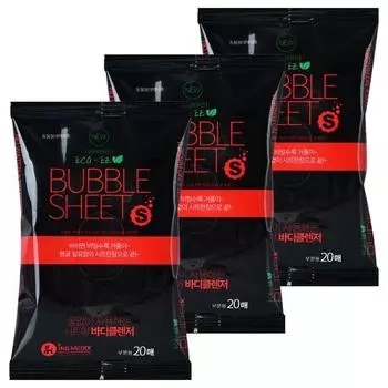 Очищающие салфетки для тела собаки Eco Easy Bubble Sheet, 60 листов, корейский шампунь для домашних животных