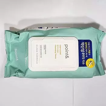Очищающие салфетки Point&Deep Clean All-in-One, 80 листов
