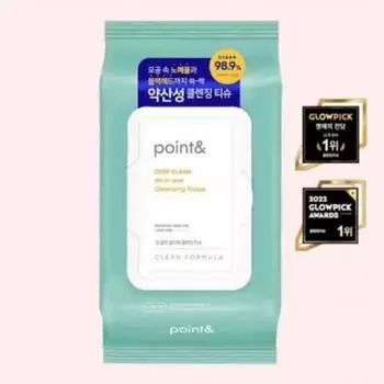Очищающие салфетки Point&Deep Clean All-in-One, 80 листов