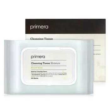 Очищающие салфетки Primera Cleansing Tissue Moisture 60 листов, 1 шт.