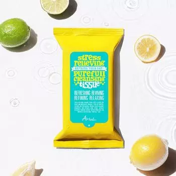 Очищающие салфетки Purefull для снятия стресса 80 г (15листов)