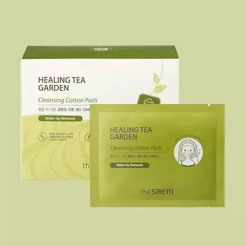 Очищающие ватные диски SAEM Healing Tea Garden 270 мл (30Прокладок)