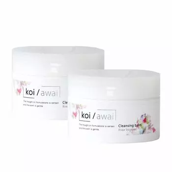 Очищающий бальзам Rose Bouquet Scent 90 г Набор из 2 бальзамов koi/awai All-in-one