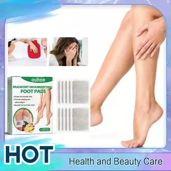 Очищающий детокс-пластырь для ног Полынь Имбирь Снятие стресса Улучшение сна Удаление жира Целлюлит Потеря веса Сырость Подушечки для ног