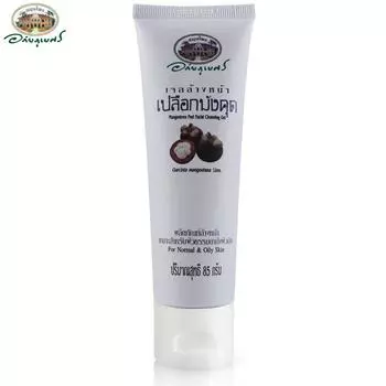 Очищающий гель для лица Abhai Herb Mangosteen Peel, Abhaibhubejhr, 85 г Тайский травяной уход за кожей 85 g