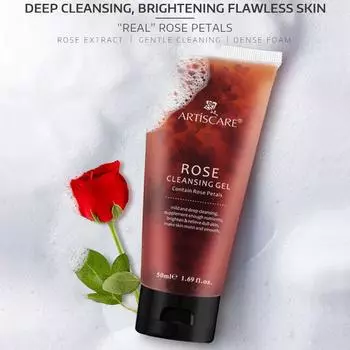 Очищающий гель для лица Rose ARTISCARE Удаление черных точек Сужение пор Контроль жирности 50 г