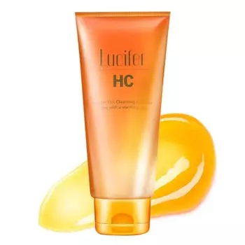 Очищающий гель Lucifer Face Wash Разогревающий для снятия макияжа W Не требуется умывания Наращивание ресниц OK 200 г