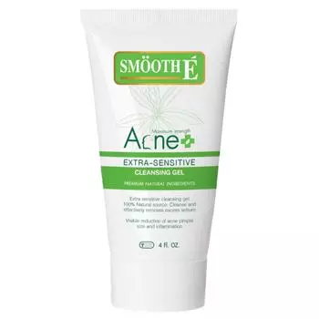 Очищающий гель Smooth E Acne Extra Sensitive, 4 унции (118,29 мл) - Тайский уход за кожей 4 oz (118.29 mL)