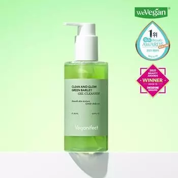 Очищающий гель Vegan Effect Clean & Glow Green Barley LHA 205 мл