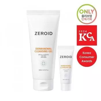 Очищающий гель Zeroid Dermanuel 200 мл Специальный +25 мл