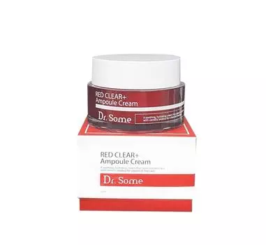 Очищающий крем для лица для проблемной кожи Dr, Some RED CLEAR Ampoule Cream 50мл