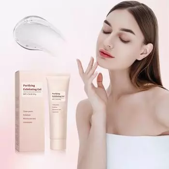 Очищающий отшелушивающий гель, нежный отшелушивающий гель для лица - отшелушивающий гель для очищения лица One Size