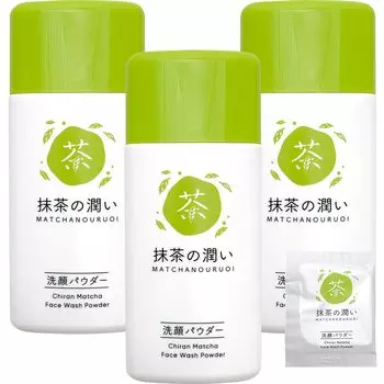 Очищающий порошок для лица Matcha Moisturizing 75 г x 3 Очищающее мыло для лица Pore Care Tea Очищающий порошок для лица Органически выращенный Matcha Moisturizing Сделано в