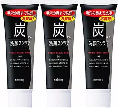 Очищающий скраб для лица Mandom Charcoal 100 г (3)