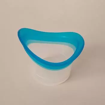 Очищение глаз. Удобная чашка для ванны. Практичный очиститель для глаз. Промывка и ополаскивание. розовый