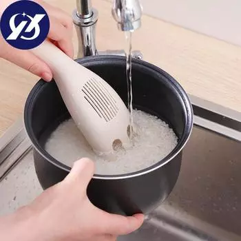 Очистите ложку риса, не повредив руки в домашних условиях белый