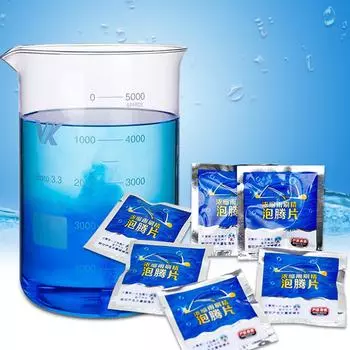 Очиститель автомобильного стекла, стеклоочиститель, тонкие твердые шипучие таблетки, вода для стекла, 1 шт., добавить 4 л воды, автоматическое мытье лобового стекла, зеркал, мытье окон 5 PCS