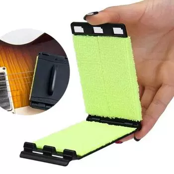 Очиститель бас-струн для акустической электрогитары, щетка, скребок для грифа, инструмент для очистки, аксессуары для ухода и ухода A